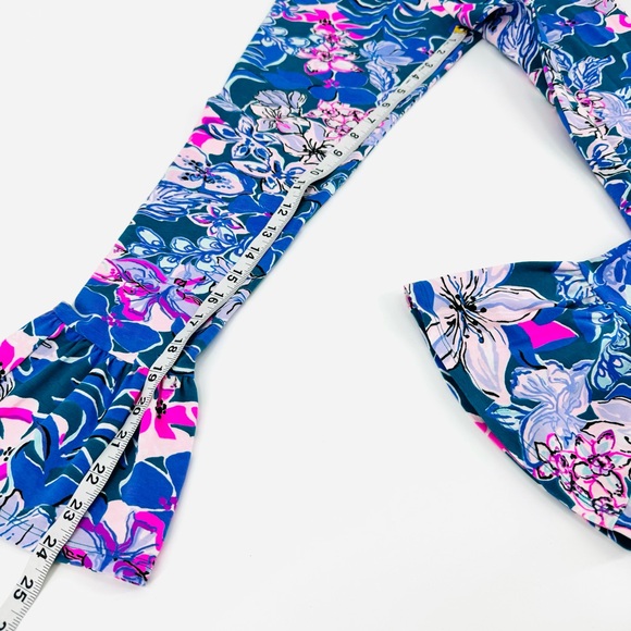 NWOT Lilly Pulitzer Tanzanian Teal Moonlight Garden Vanya Legging - Picture 7 of 9